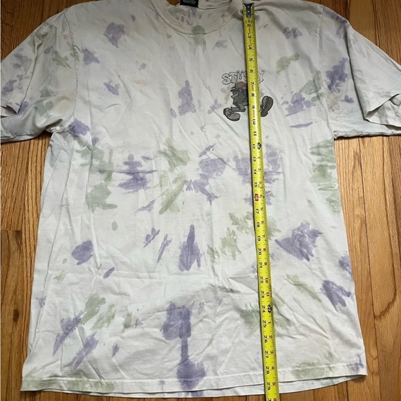 Stussy Tie-Dye weed smokin Graphic T-Shirt Adult XL reggae - Picture 9 of 10